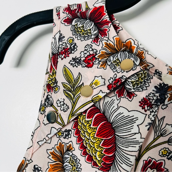 LOFT Tops - LOFT Soft Pink Floral Sleeveless Blouse